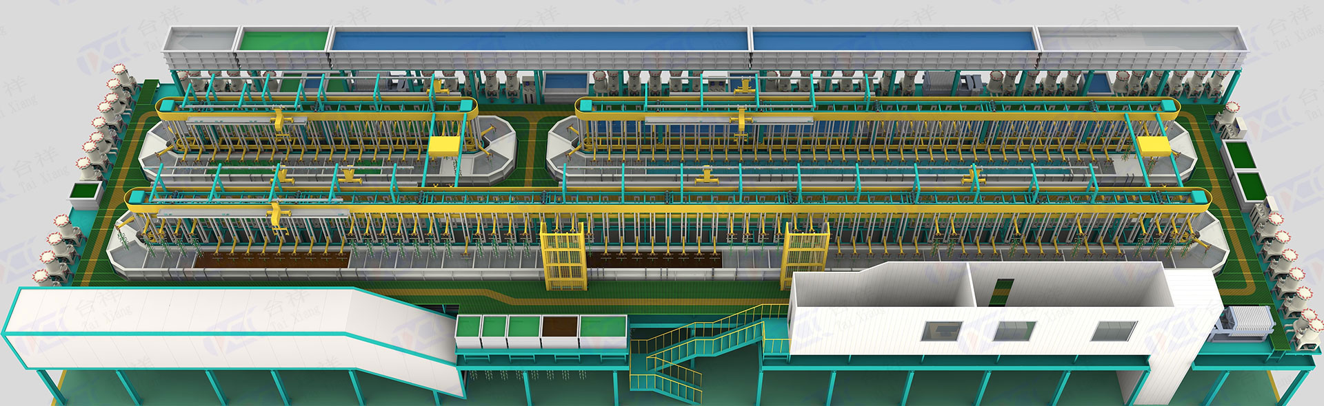 Intelligent Vertical lift plating line